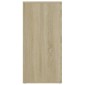 vidaXL Ντουλάπι με Συρτάρι Sonoma Δρυς 80 x 36 x 75 εκ. Μοριοσανίδα