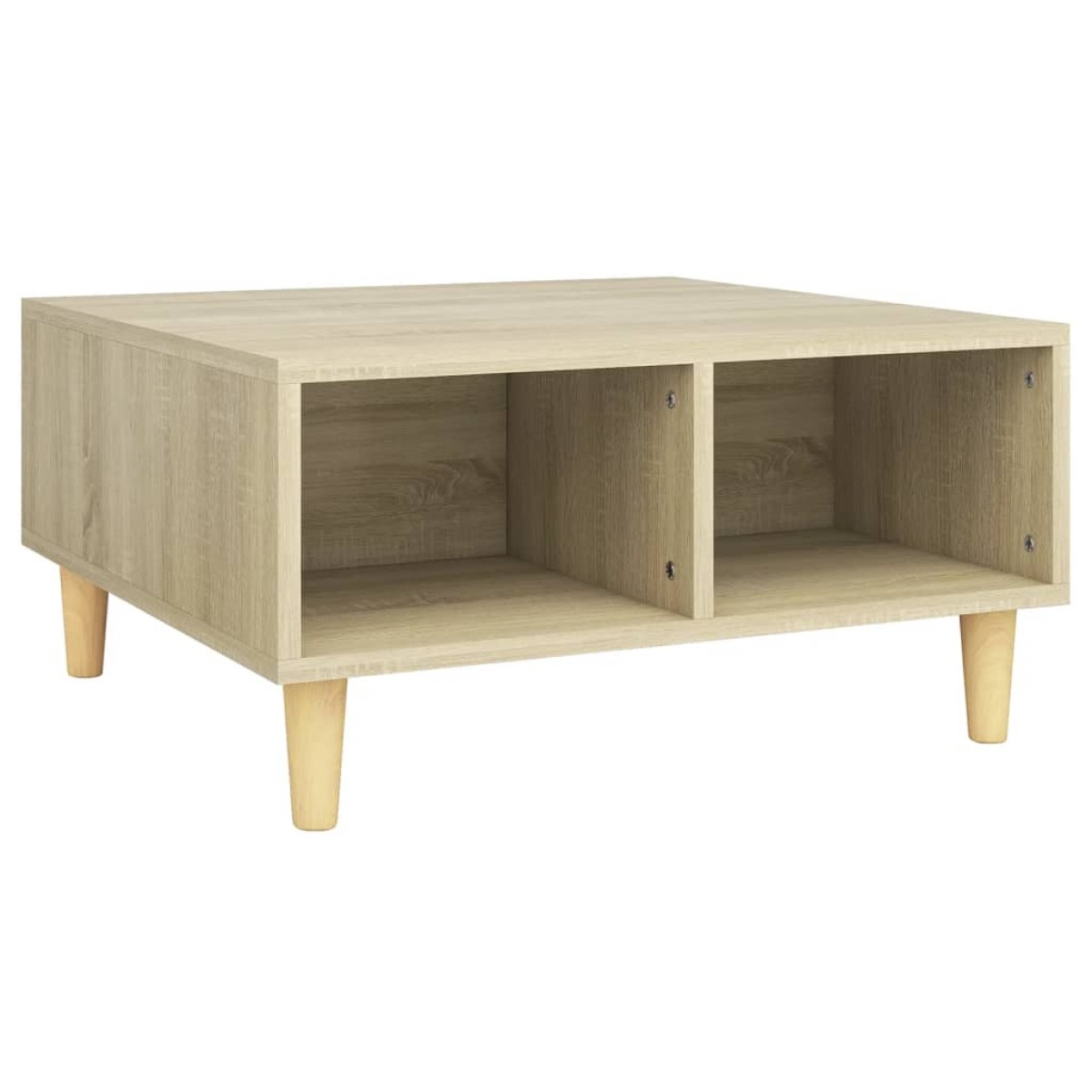 vidaXL Τραπεζάκι Σαλονιού Sonoma Δρυς 60 x 60 x 30 εκ. από Μοριοσανίδα