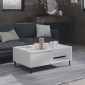 vidaXL Τραπεζάκι Σαλονιού Λευκό 90 x 60 x 35 εκ. από Μοριοσανίδα