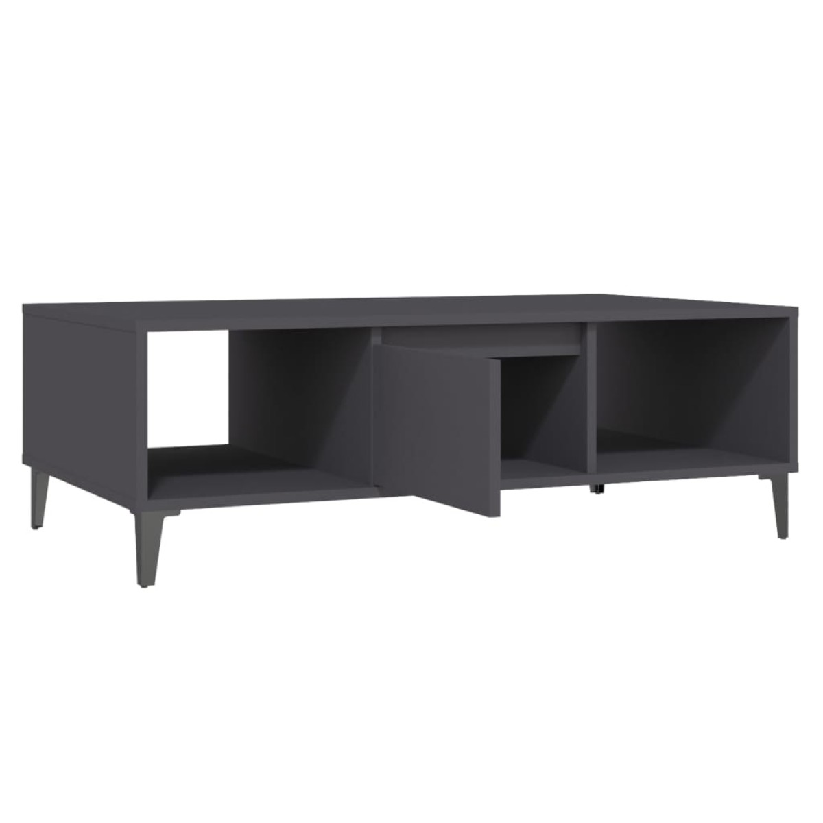 vidaXL Τραπεζάκι Σαλονιού Γκρι 103,5 x 60 x 35 εκ. από Μοριοσανίδα