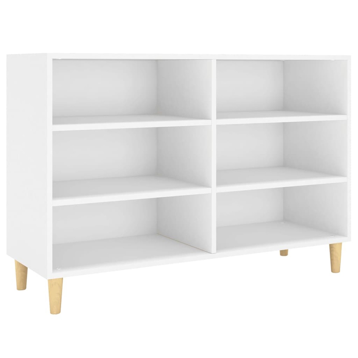 vidaXL Ραφιέρα Λευκή 103,5 x 35 x 70 εκ. από Μοριοσανίδα