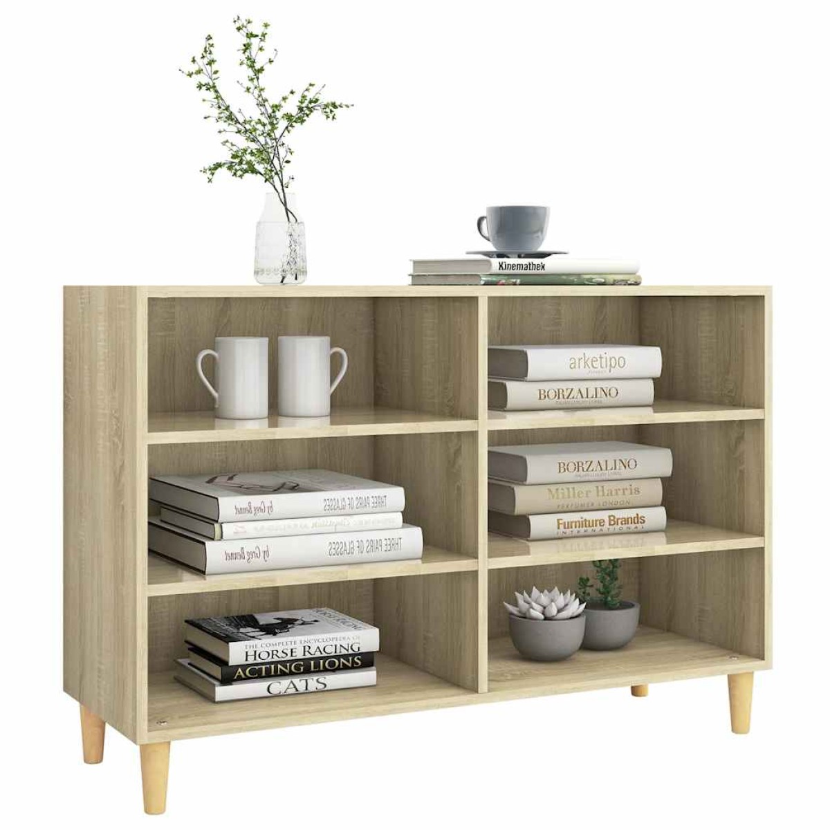 vidaXL Ραφιέρα Sonoma Δρυς 103,5 x 35 x 70 εκ. από Μοριοσανίδα