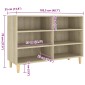 vidaXL Ραφιέρα Sonoma Δρυς 103,5 x 35 x 70 εκ. από Μοριοσανίδα