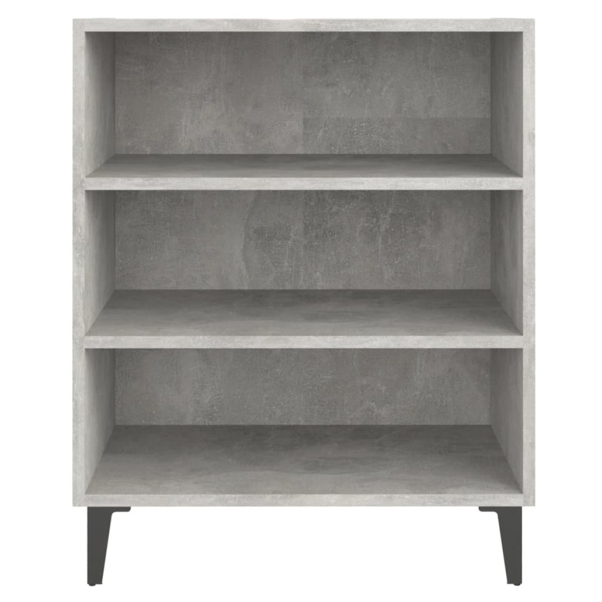 vidaXL Ραφιέρα Γκρι Σκυροδέματος 57 x 35 x 70 εκ. από Μοριοσανίδα