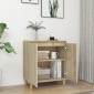 vidaXL Μπουφές Sonoma Δρυς 60x35x70εκ. από Μοριοσανίδα με Ξύλινα Πόδια