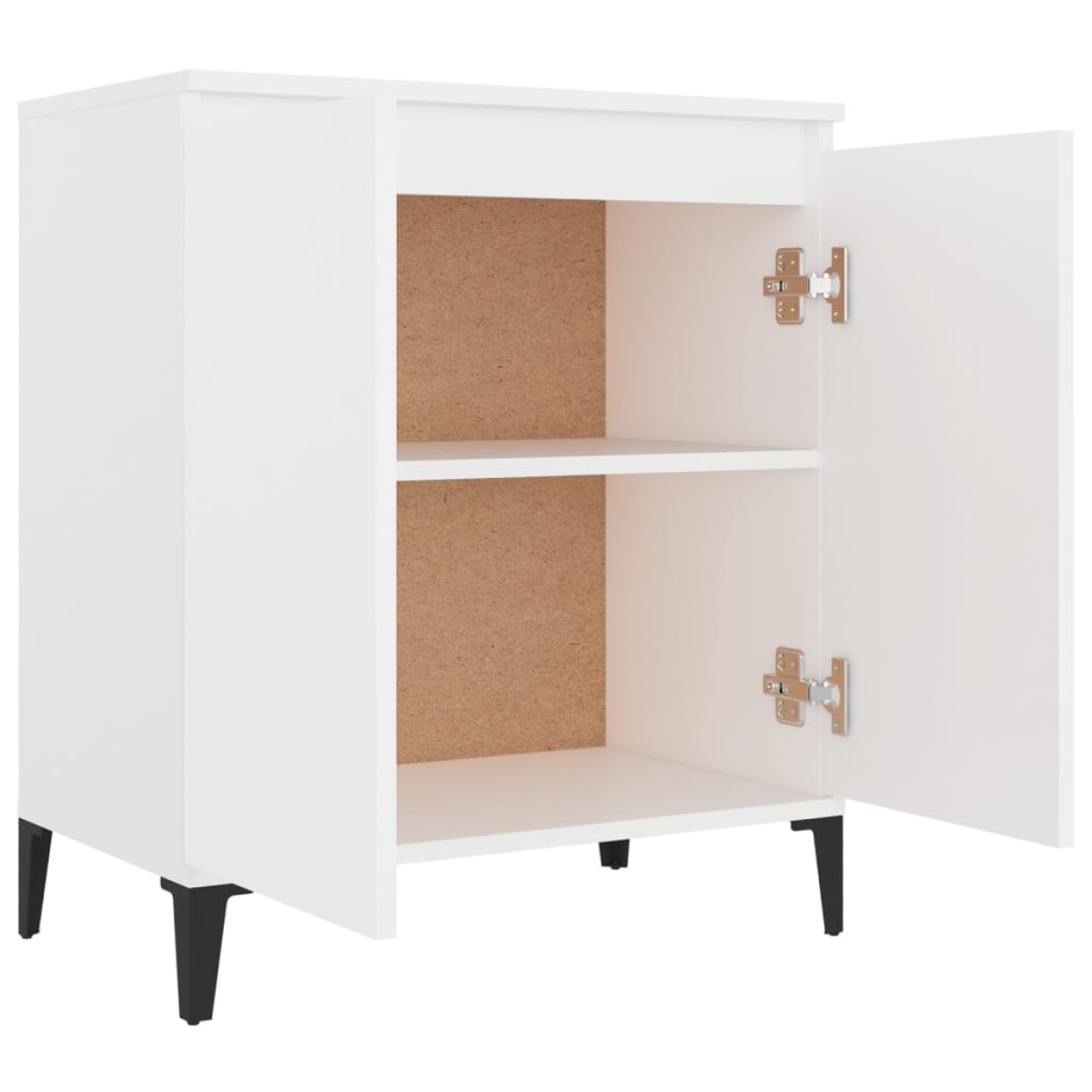 vidaXL Μπουφές Λευκός 60 x 35 x 70 εκ. από Μοριοσανίδα