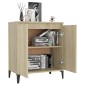 vidaXL Ντουλάπι Χρώμα Sonoma Δρυς 60 x 35 x 70 εκ. από Μοριοσανίδα