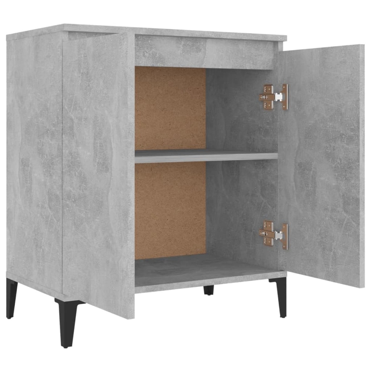 vidaXL Ντουλάπι Γκρι Σκυροδέματος 60 x 35 x 70 εκ. από Μοριοσανίδα