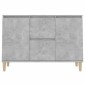 vidaXL Ραφιέρα Γκρι Σκυροδέματος 103,5 x 35 x 70 εκ. από Μοριοσανίδα