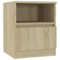 vidaXL Κομοδίνο Sonoma Δρυς 40 x 40 x 50 εκ. από Μοριοσανίδα