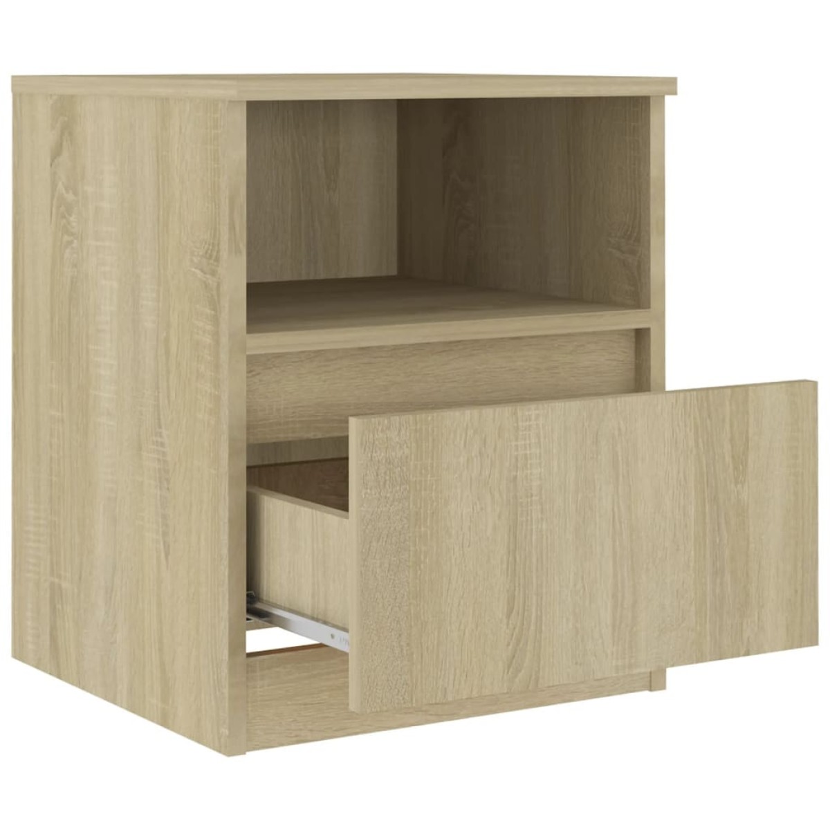 vidaXL Κομοδίνο Sonoma Δρυς 40 x 40 x 50 εκ. από Μοριοσανίδα
