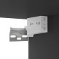 vidaXL Έπιπλο Τηλεόρασης Κρεμαστό Μαύρο 100 x 30 x 26,5 εκ Μοριοσανίδα