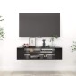vidaXL Έπιπλο Τηλεόρασης Κρεμαστό Μαύρο 100 x 30 x 26,5 εκ Μοριοσανίδα