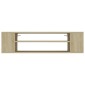 vidaXL Έπιπλο Τηλεόρασης Κρεμ. Sonoma Δρυς 100x30x26,5 εκ. Μοριοσανίδα