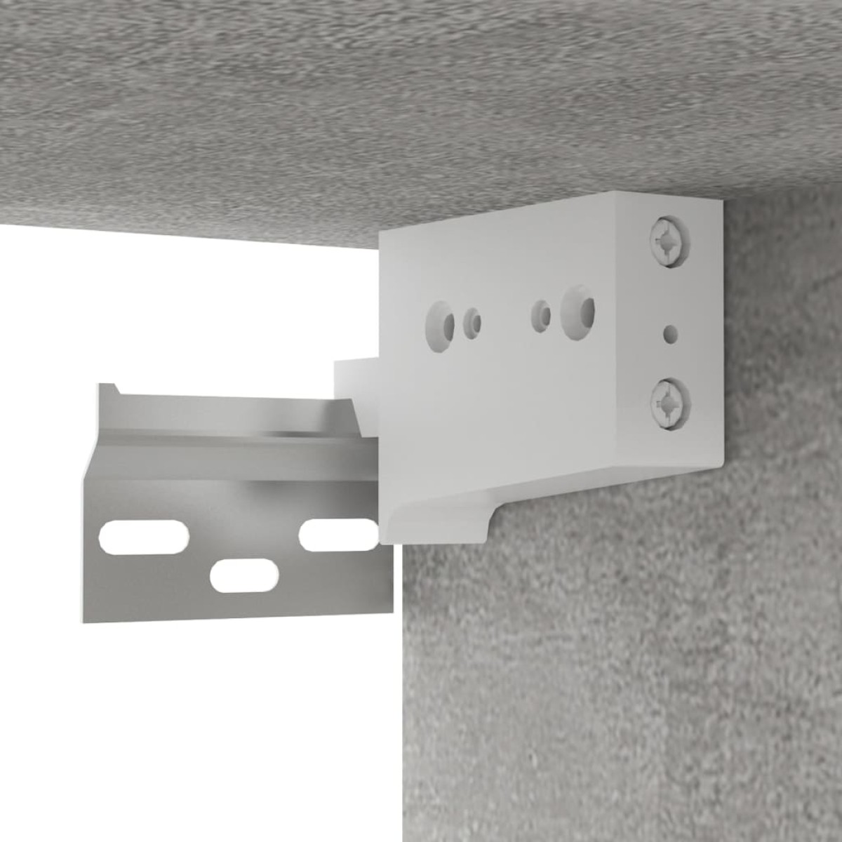 vidaXL Έπιπλο Τηλεόρασης Κρεμ. Γκρι Σκυρ. 100x30x26,5 εκ. Μοριοσανίδα