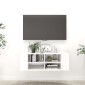 vidaXL Έπιπλο Τηλεόρασης Κρεμαστό Λευκό 102x35x35 εκ Μοριοσανίδα