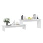 vidaXL Έπιπλο Τηλεόρασης Λευκό 180 x 30 x 43 εκ. από Μοριοσανίδα