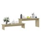 vidaXL Έπιπλο Τηλεόρασης Sonoma Δρυς 180 x 30 x 43 εκ. από Μοριοσανίδα