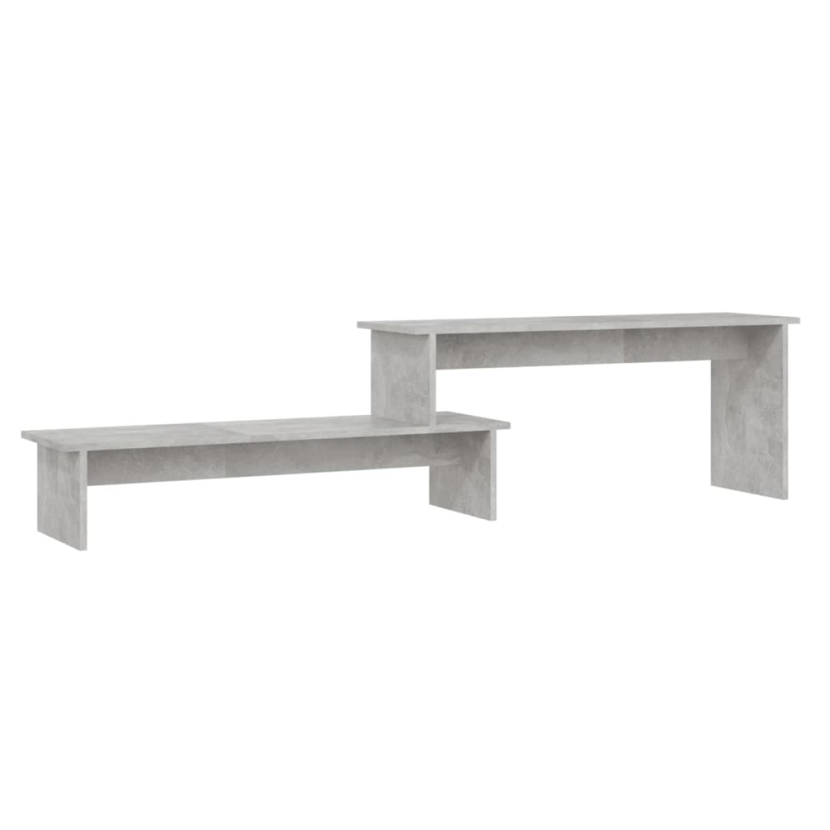 vidaXL Έπιπλο Τηλεόρασης Γκρι Σκυροδέματος 180x30x43 εκ. Μοριοσανίδα