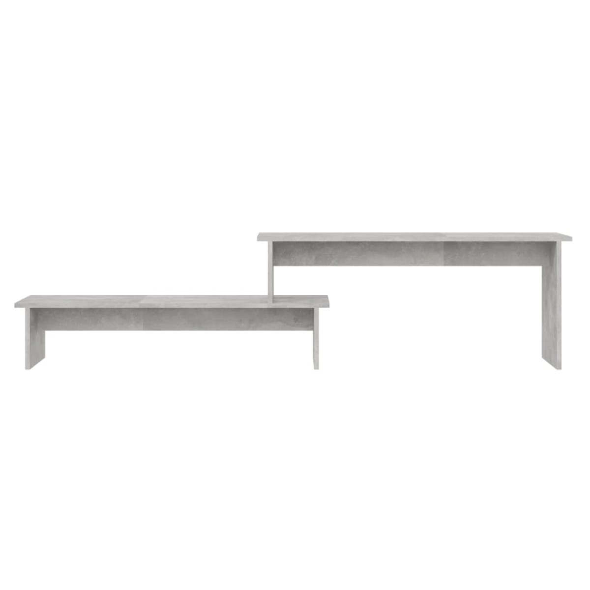vidaXL Έπιπλο Τηλεόρασης Γκρι Σκυροδέματος 180x30x43 εκ. Μοριοσανίδα