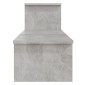 vidaXL Έπιπλο Τηλεόρασης Γκρι Σκυροδέματος 180x30x43 εκ. Μοριοσανίδα