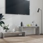 vidaXL Έπιπλο Τηλεόρασης Γκρι Σκυροδέματος 180x30x43 εκ. Μοριοσανίδα