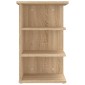 vidaXL Βοηθητικό Ντουλάπι Sonoma Δρυς 35 x 35 x 55 εκ. από Μοριοσανίδα