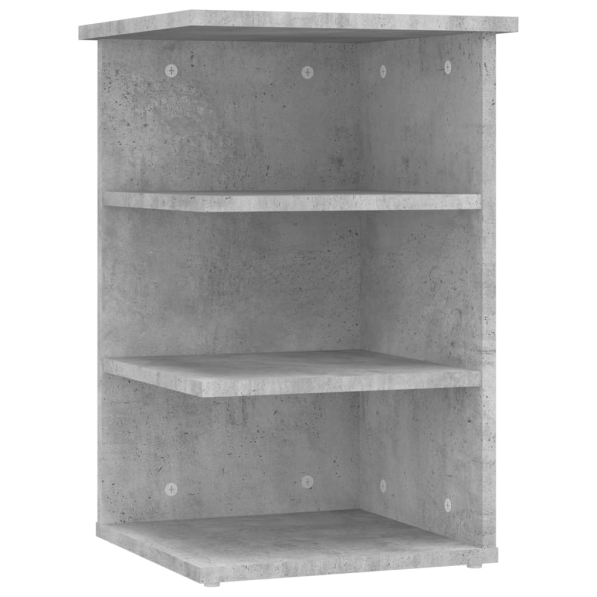 vidaXL Βοηθητικό Ντουλάπι Γκρι Σκυρ. 35 x 35 x 55 εκ. από Μοριοσανίδα