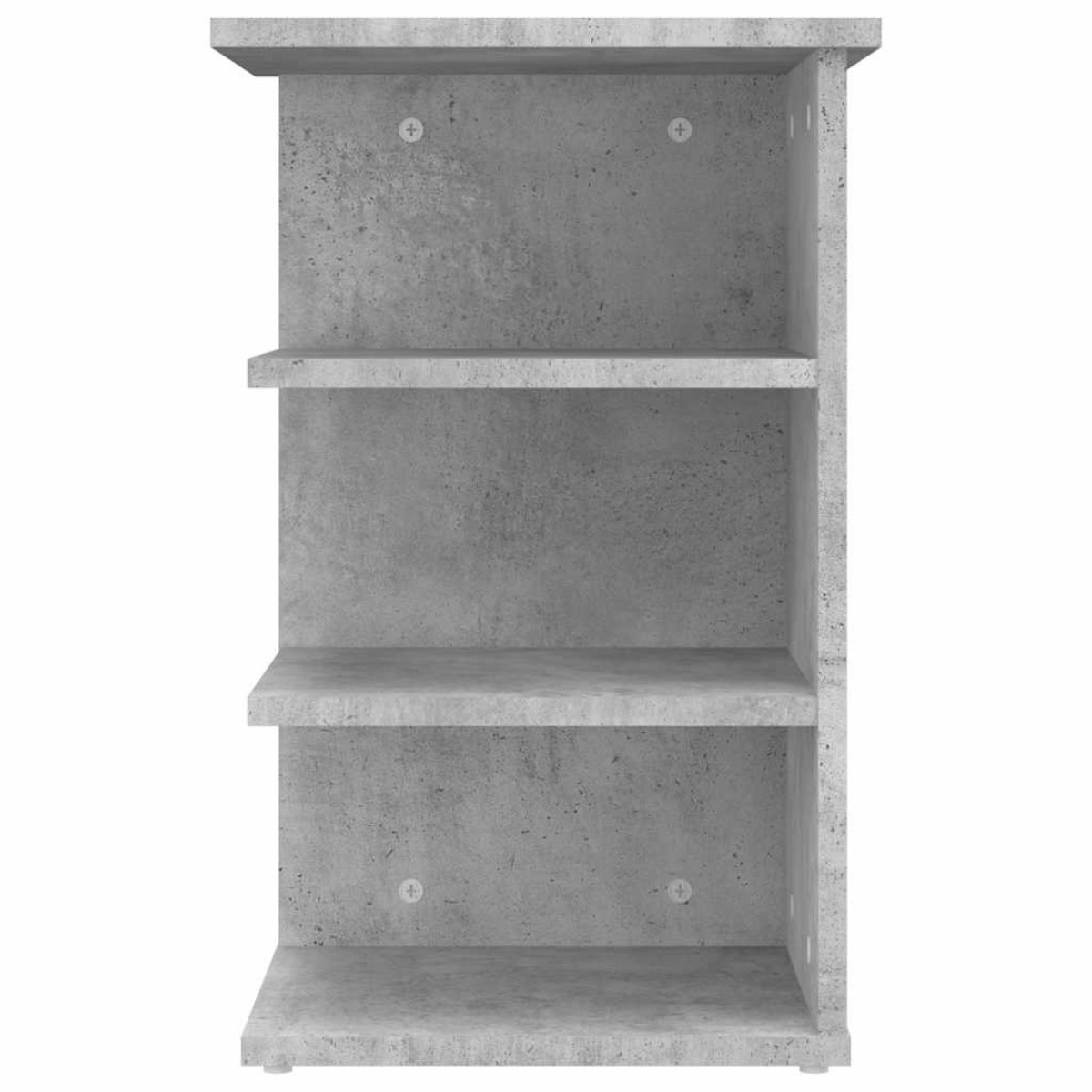vidaXL Βοηθητικό Ντουλάπι Γκρι Σκυρ. 35 x 35 x 55 εκ. από Μοριοσανίδα