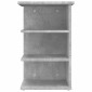 vidaXL Βοηθητικό Ντουλάπι Γκρι Σκυρ. 35 x 35 x 55 εκ. από Μοριοσανίδα