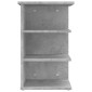 vidaXL Βοηθητικό Ντουλάπι Γκρι Σκυρ. 35 x 35 x 55 εκ. από Μοριοσανίδα