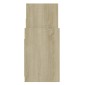 vidaXL Βοηθητικό Ντουλάπι Sonoma Δρυς 60 x 26 x 60 εκ. από Μοριοσανίδα