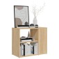 vidaXL Βοηθητικό Ντουλάπι Sonoma Δρυς 60 x 30 x 50 εκ. από Μοριοσανίδα