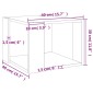 vidaXL Τραπεζάκι Σαλονιού Sonoma Δρυς 40x40x30 εκ. Επεξεργασμένο Ξύλο