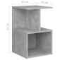 vidaXL Κομοδίνα 2 τεμ. Γκρι Σκυροδέματος 35x35x55 εκ. από Μοριοσανίδα