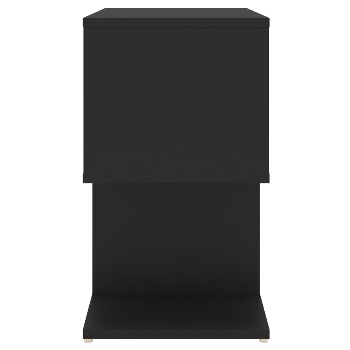 vidaXL Κομοδίνο Μαύρο 50 x 30 x 51,5 εκ. από Μοριοσανίδα