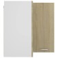 vidaXL Ντουλάπι Γωνία Κρεμαστό Sonoma Δρυς 57x57x60 εκ. Μοριοσανίδα