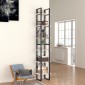 vidaXL Βιβλιοθήκη με 6 Ράφια Λευκή 40 x 30 x 210 εκ. από Μοριοσανίδα