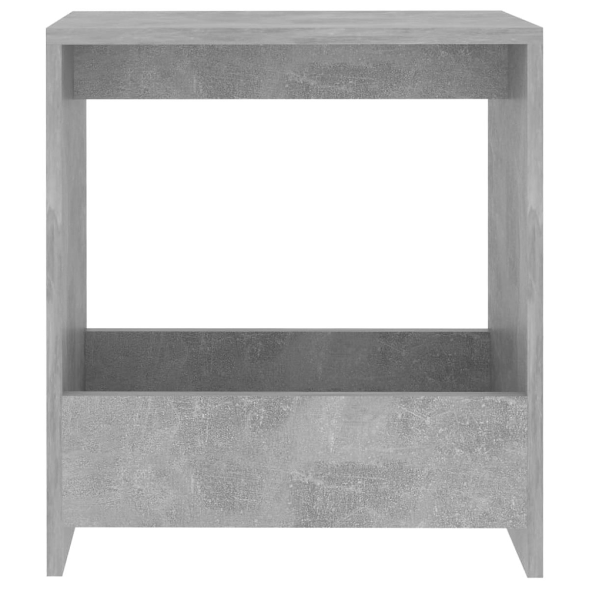 vidaXL Τραπέζι Βοηθητικό Γκρι Σκυροδέματος 50x26x50 εκ. Μοριοσανίδα
