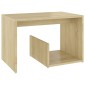 vidaXL Τραπεζάκι Βοηθητικό Sonoma Δρυς 59 x 36 x 38 εκ. από Μοριοσανίδα