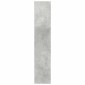 vidaXL Παπουτσοθήκη Τοίχου Γκρι Σκυρ. 60 x 18 x 90 εκ. από Μοριοσανίδα
