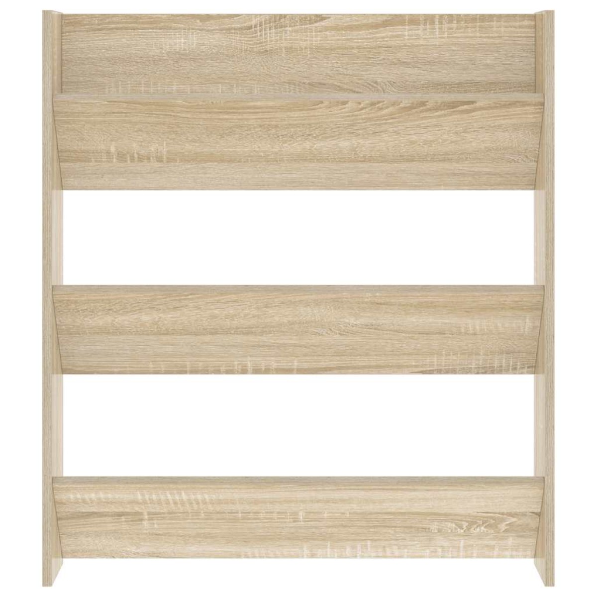 vidaXL Παπουτσοθήκη Τοίχου Sonoma Δρυς 80 x 18 x 90 εκ. Μοριοσανίδα