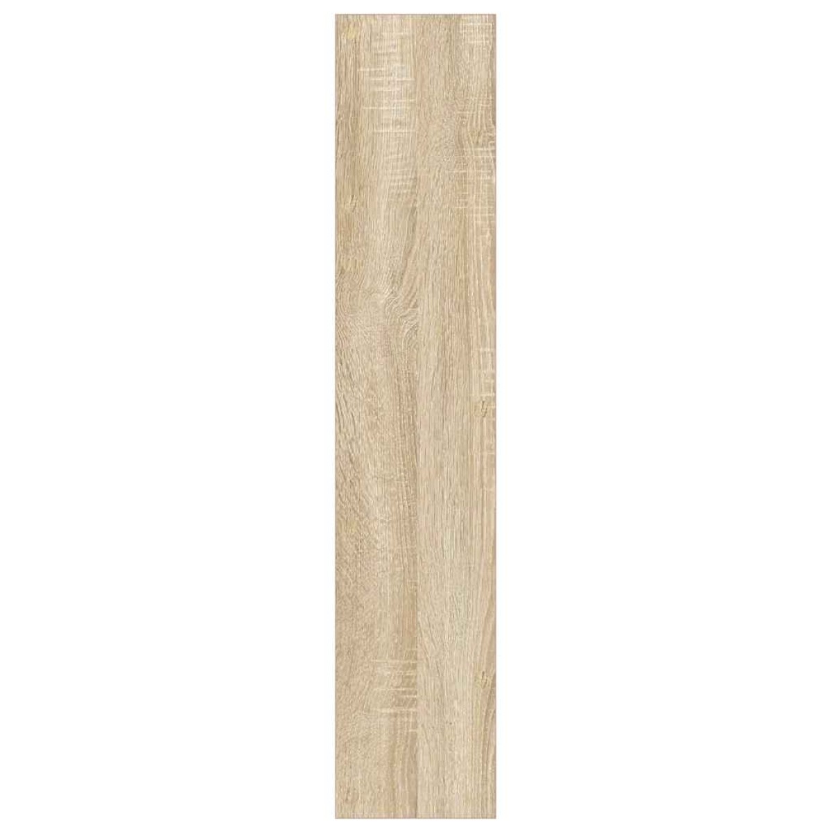 vidaXL Παπουτσοθήκη Τοίχου Sonoma Δρυς 80 x 18 x 90 εκ. Μοριοσανίδα