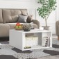 vidaXL Τραπεζάκια Σαλονιού 4 τεμ. Λευκά 33 x 33 x 33 εκ. Μοριοσανίδα