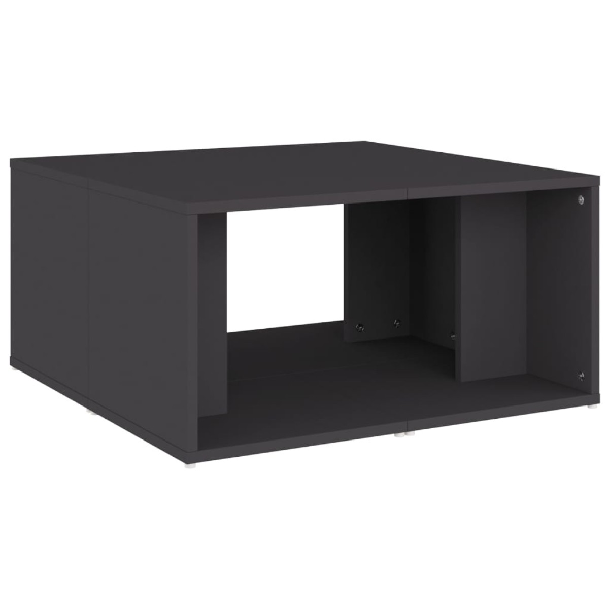 vidaXL Τραπεζάκια Σαλονιού 4 τεμ. Γκρι 33 x 33 x 33 εκ. Μοριοσανίδα