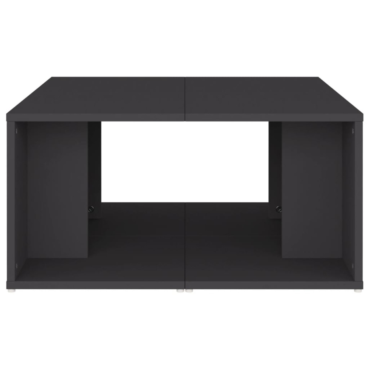 vidaXL Τραπεζάκια Σαλονιού 4 τεμ. Γκρι 33 x 33 x 33 εκ. Μοριοσανίδα