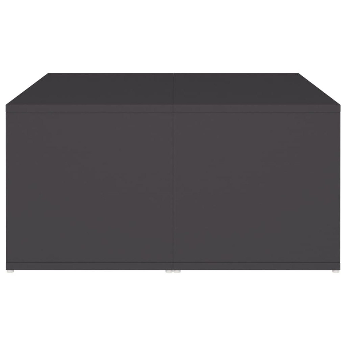 vidaXL Τραπεζάκια Σαλονιού 4 τεμ. Γκρι 33 x 33 x 33 εκ. Μοριοσανίδα
