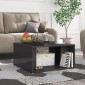 vidaXL Τραπεζάκια Σαλονιού 4 τεμ. Γυαλ. Γκρι 33x33x33 εκ. Μοριοσανίδα