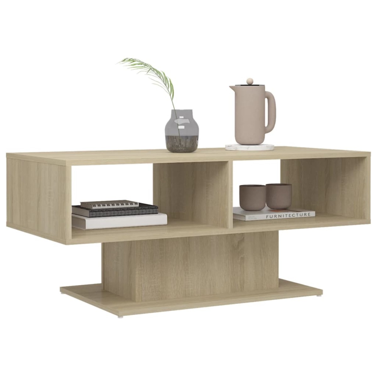 vidaXL Τραπεζάκι Σαλονιού Sonoma Δρυς 103,5x50x44,5 εκ. Μοριοσανίδα
