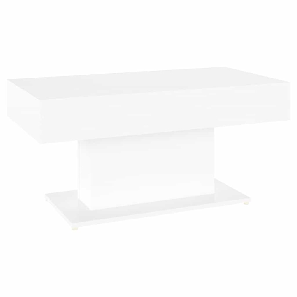 vidaXL Τραπεζάκι Σαλονιού Λευκό 96 x 50 x 45 εκ. από Επεξ. Ξύλο